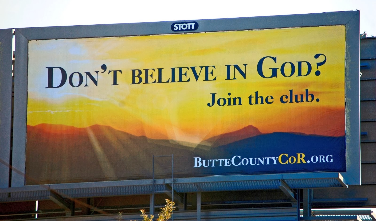 The Great American Disconnect Political Comments Atheist Billboards
